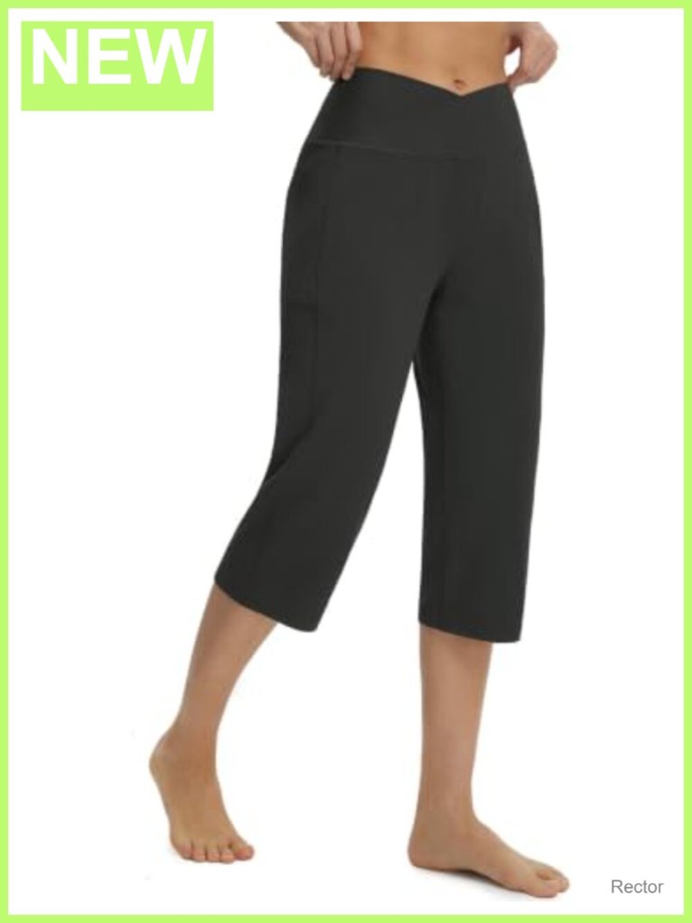 Women's Bermuda Shorts 9" High Rise Stretchy Athletic